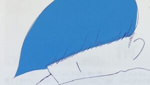 『聞く技術　聞いてもらう技術』の本の表紙のイラストです。