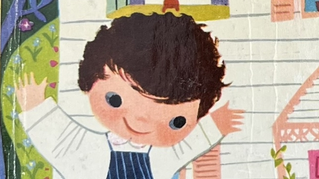 『BABY'S HOUSE』の絵本の表紙です。赤ちゃんの絵が描かれています。