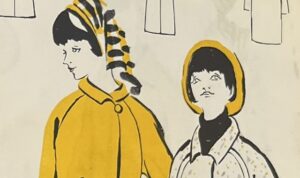 『mode et mode』の雑誌のページのイラストです。